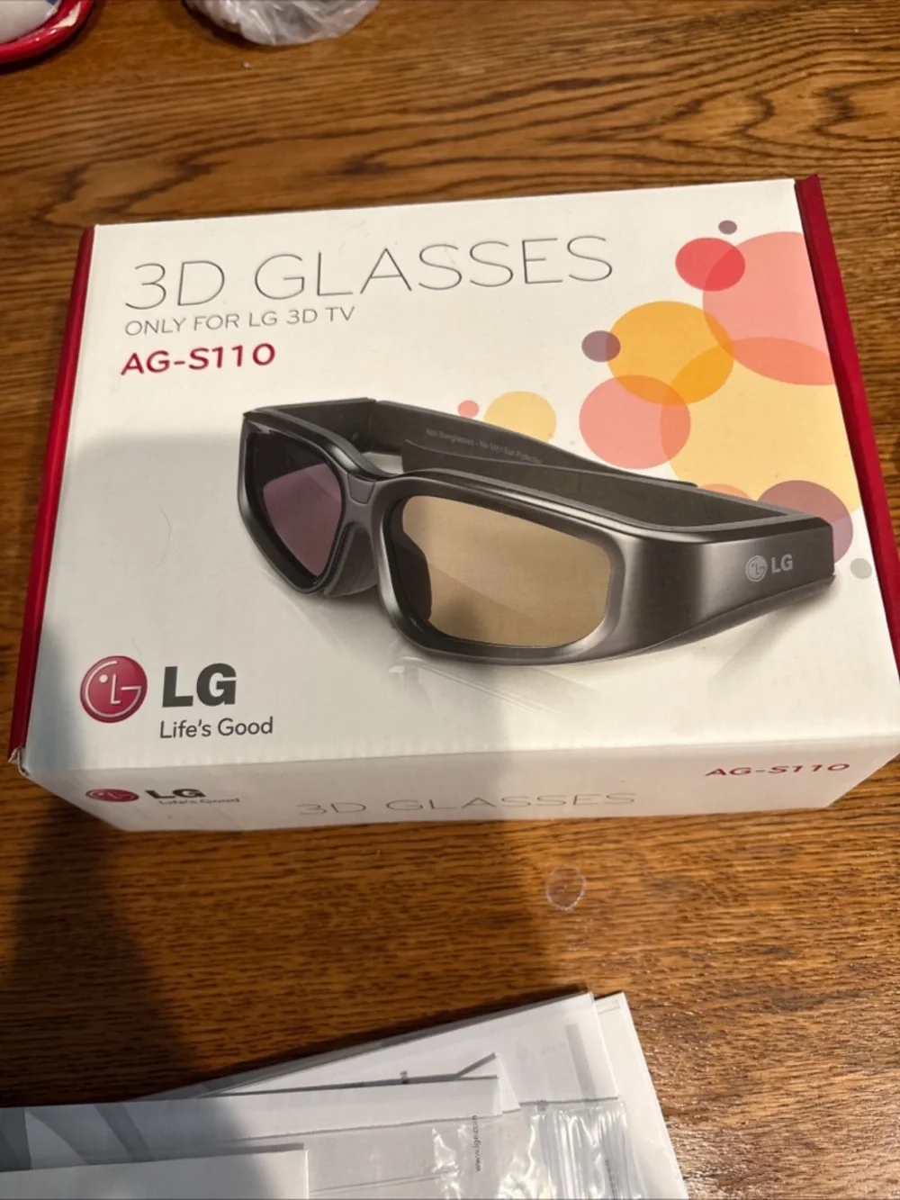 LG AG-S110 3D Glasses - 4 Pair